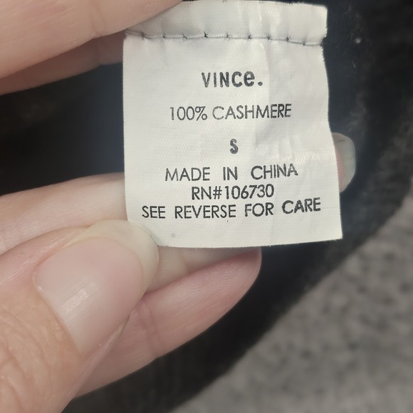 Vince Argyle Cardigan Sweater Womens S Button Up 100% Cashmere Heritage Luxury - Picture 7 of 14